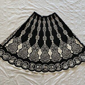 Vintage Gunit Fashions New York Women's Skirt with Sequins - Size Small S